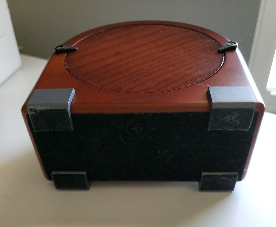 Relic Solid Wood Desk Golf Clock 5" High Works Great
