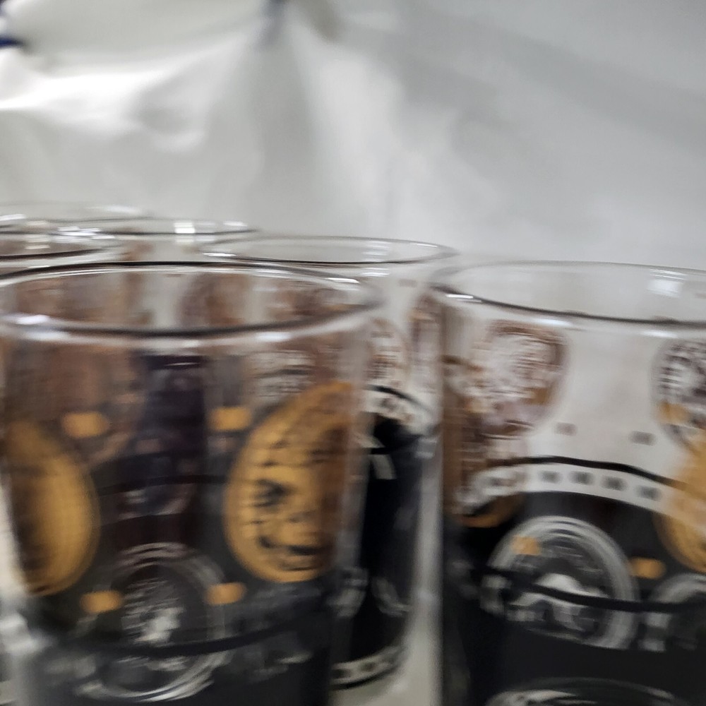 Carousel Glasses 1960s Drinking Glasses Vintage