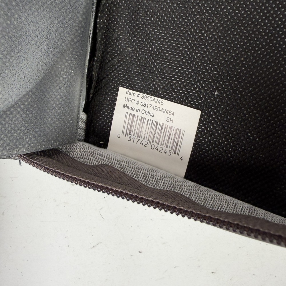 Atlantic Zippered CD DVD Blu-ray Disc Storage Case Binder Wallet Gray 88 Disc