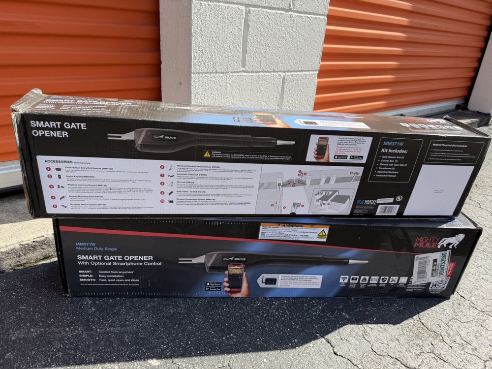 Mighty Mule MM371W Automatic Gate Opener Kit - Black
