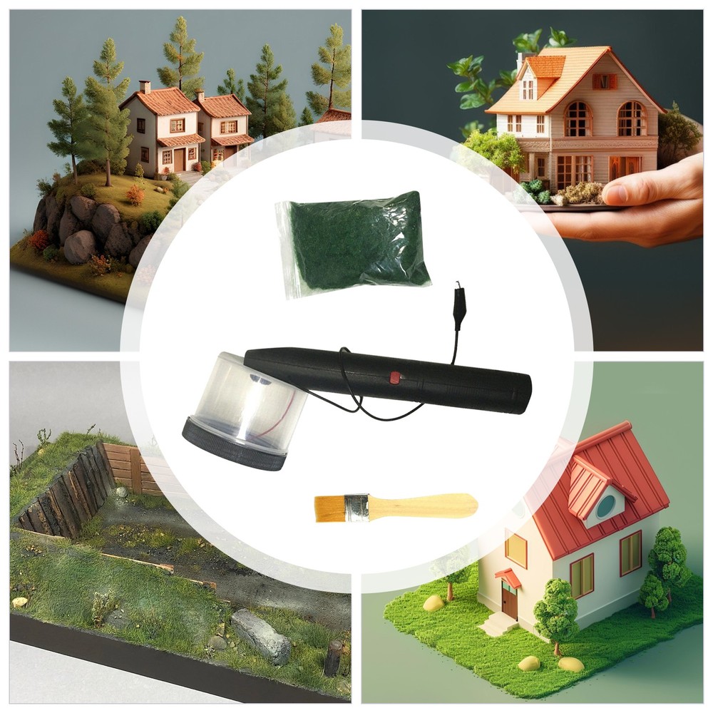 Handheld Static Grass Flock Applicator Machine Advanced Diorama Model Scenery