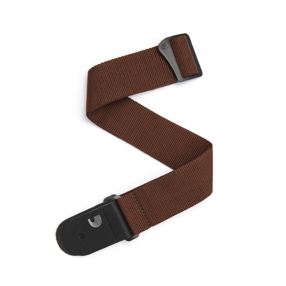 D'Addario 50 MM Polypropylene Guitar Strap PWS108 (Brown)