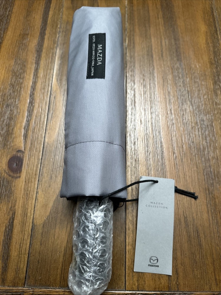 Mazda Overseas Umbrella Grey Mazda Collection NWT