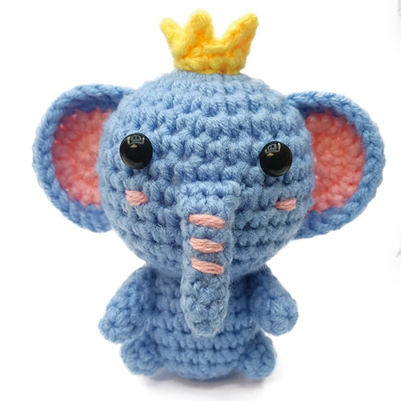 WoolyLoopy 3Pcs crochet kit for beginners with step-by-step video tutorial