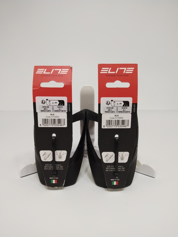 Elite Ala resin bottle cage, stealth