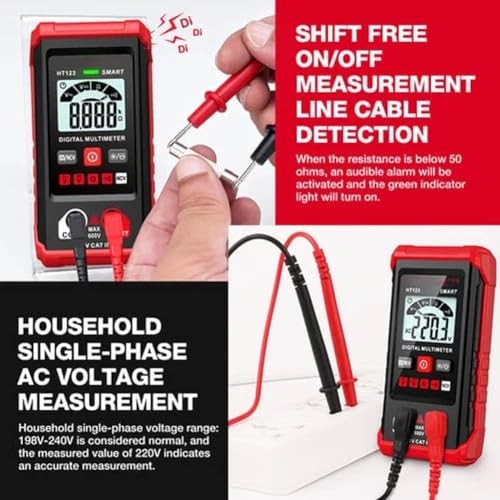 Ht Automatic Digital Multimeter,Tm-510 4000 Counts Smart Digital 2 PCS