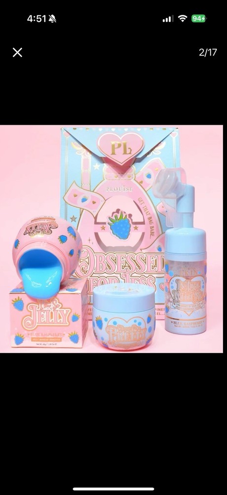 P. Louise Obsessed For Less Skincare Bundle - Blue Raspberry