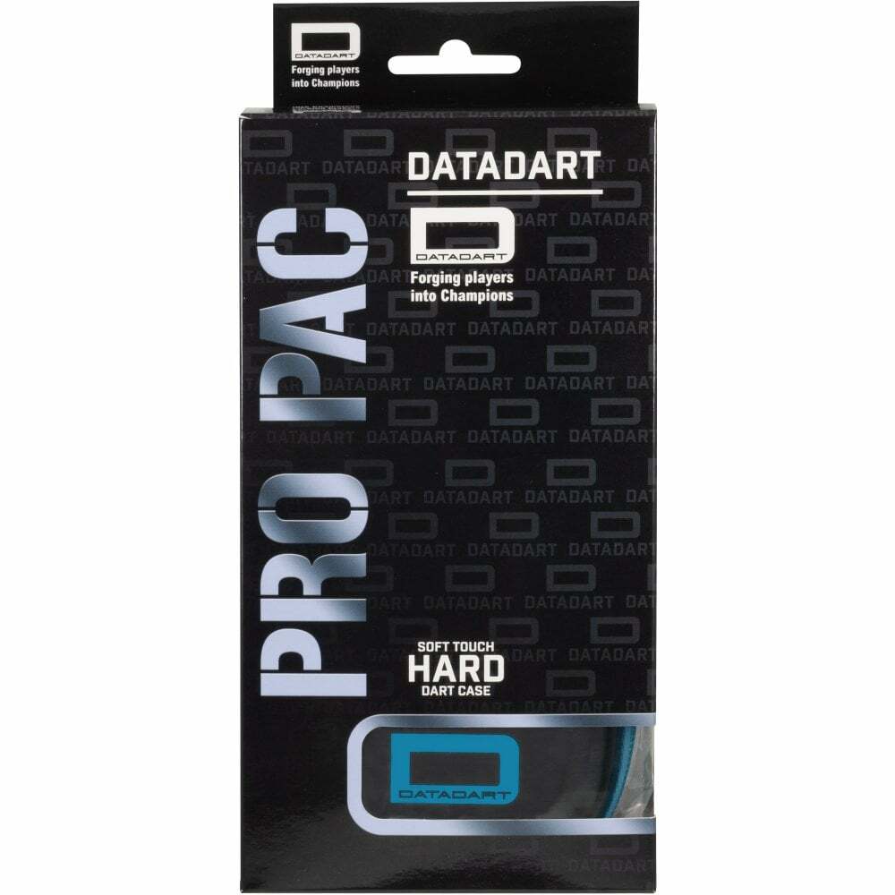 BLUE DATADART PRO PAC HARD SHELL DART CASE WILL HOLD FULLY LOADED DARTS