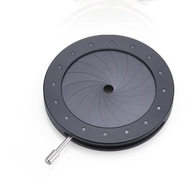 1-piece adjustable 2.5-36mm mechanical iris diaphragm for microscope/camera