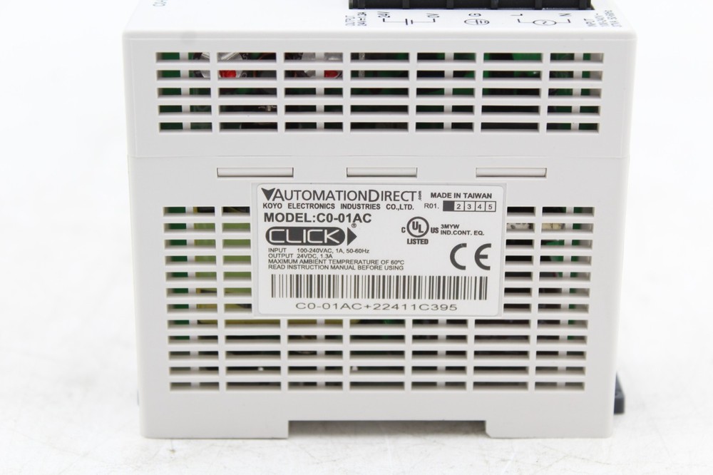 Automation Direct CLICK C0-01AC Continuous 1.3A AC Power Supply