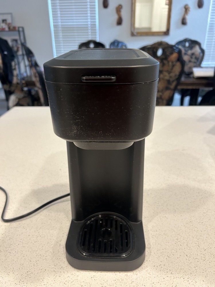 Mainstays Black Matte Single Serve Coffee Maker