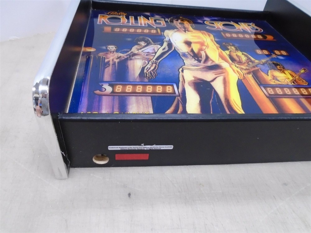 Bally Rolling Stones Pinball Head LED Display light box