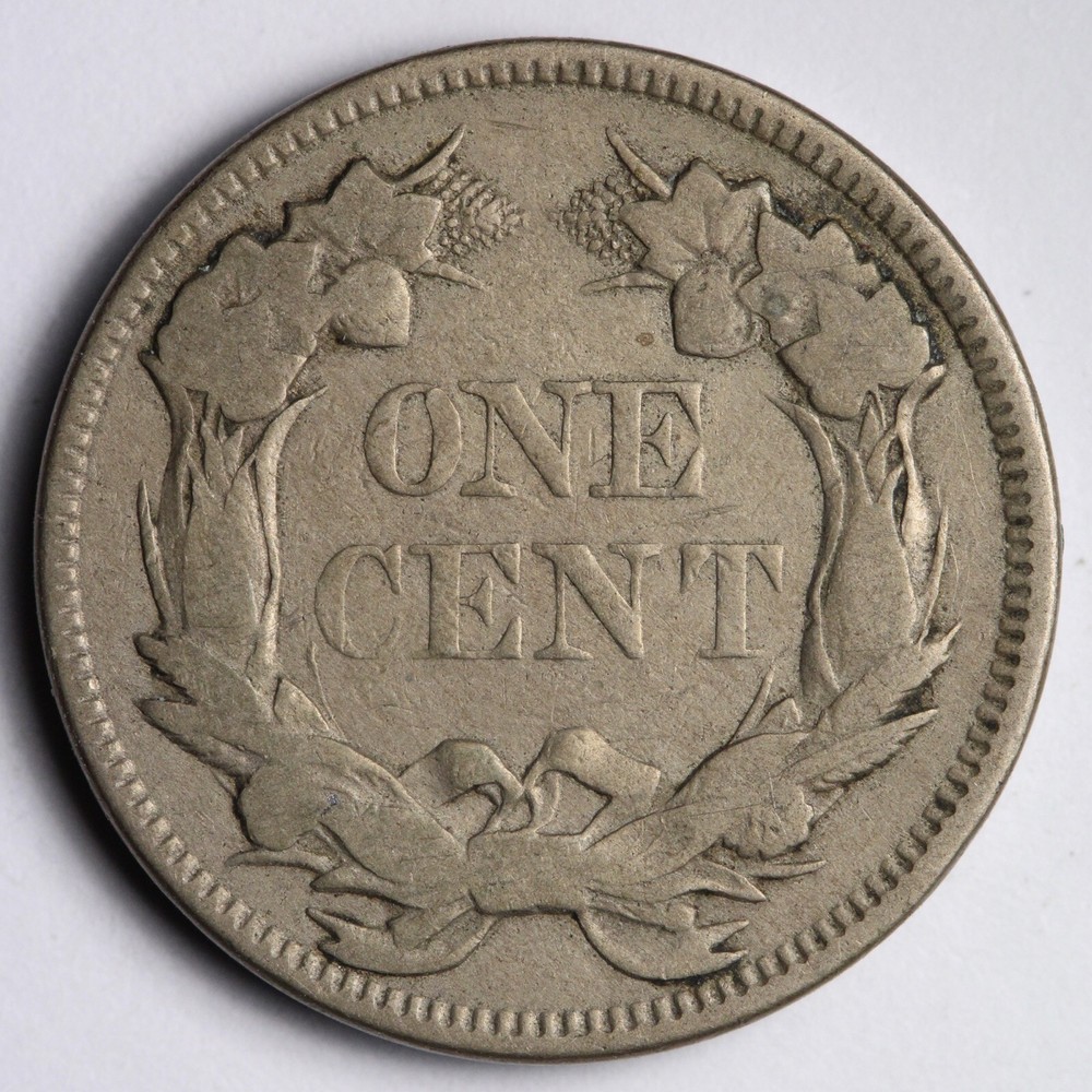 1857 F.E. Flying Eagle Cent Penny CHOICE VF E245 T