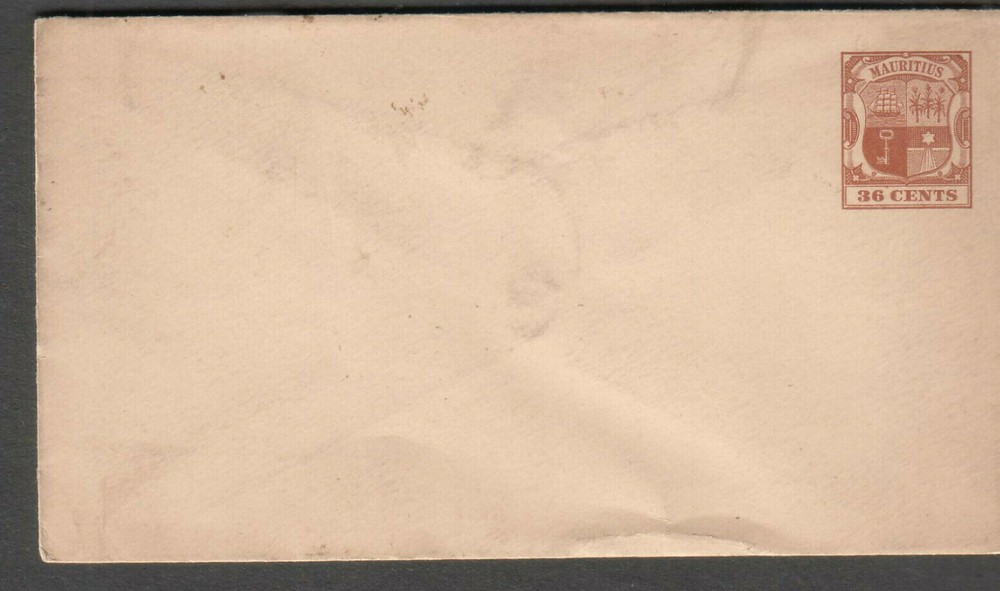 Mauritius unmailed 36 cents postal envelope cover