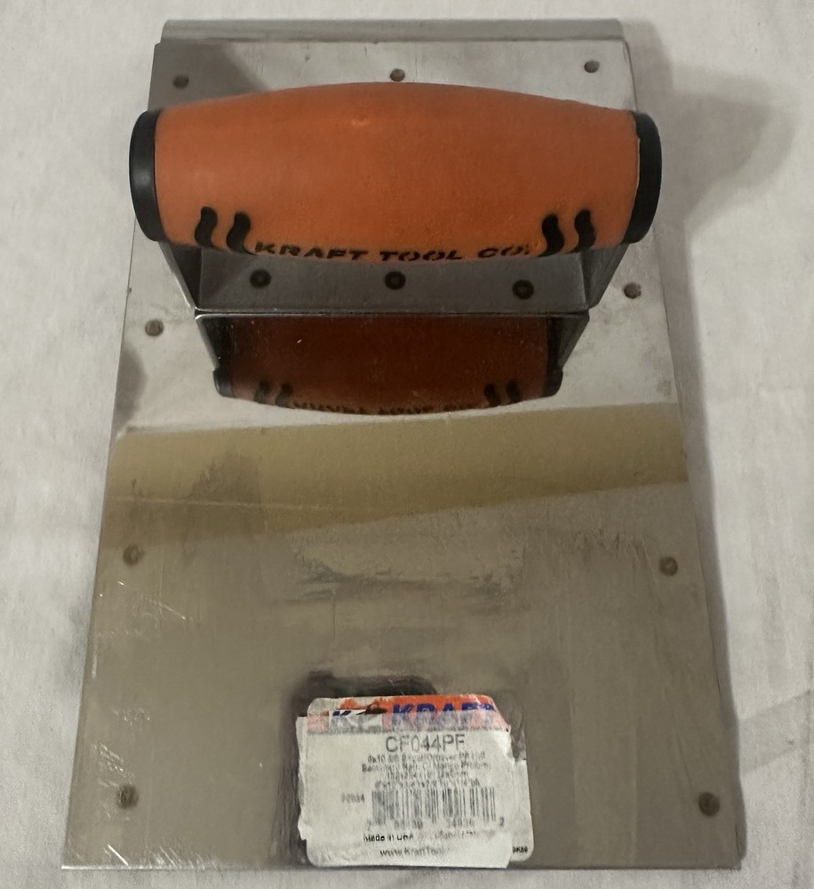 Kraft 6" x 10" SS Hand Edger/Groover, CF044PF