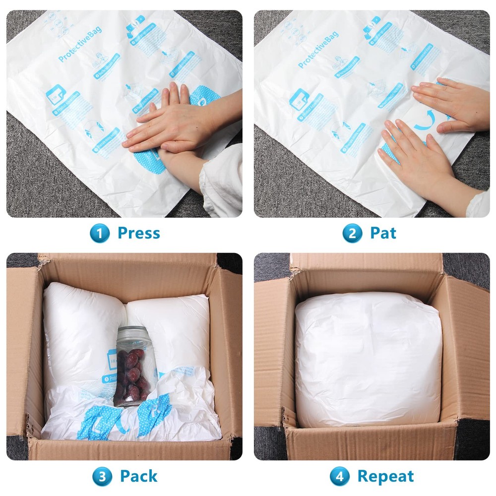 2 PCS 15x18 Inch Instant Pack Quick Expanding Foam X100 Packaging Bag Ship