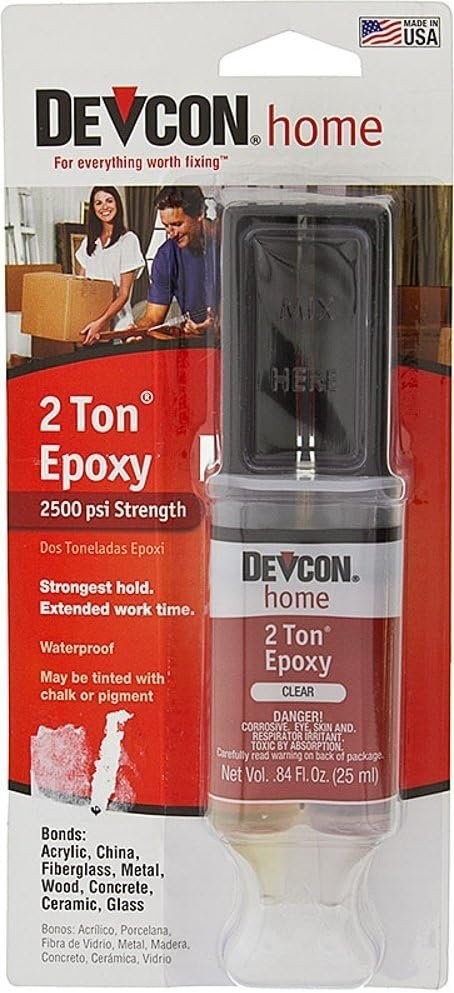 Devcon Epoxy 2 Ton Epoxy 1 Ounce Syringe Glue