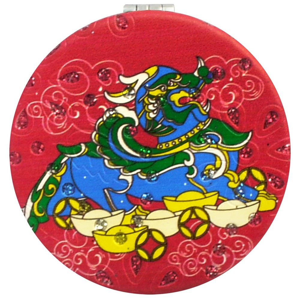 Feng Shui Wealth Vibrations Mirror Pi Yao Mirror w5317