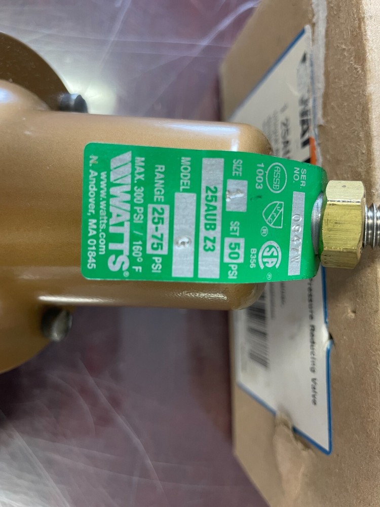 Watts 25AUB-G-Z3 Water Pressure Reducing Valve