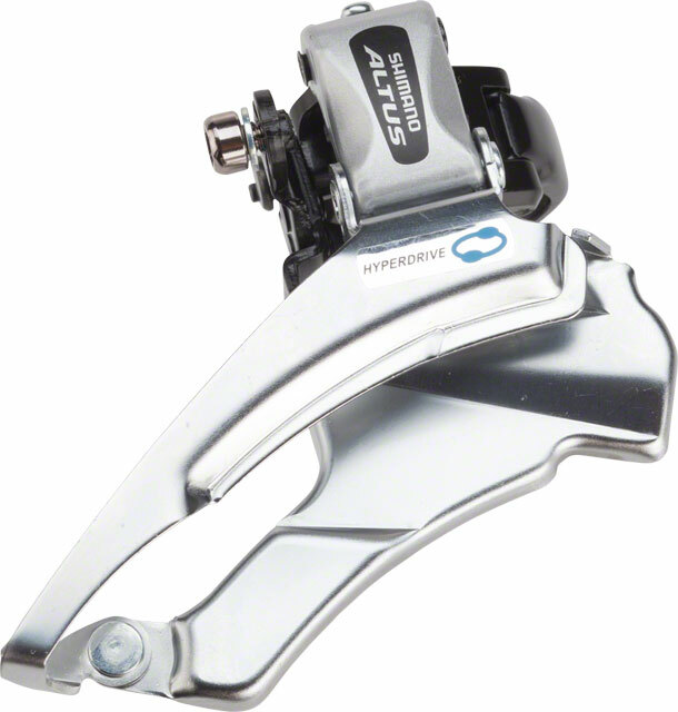 Shimano Altus M313 7/8-Speed Triple Down-Swing Dual-Pull Front Derailleur