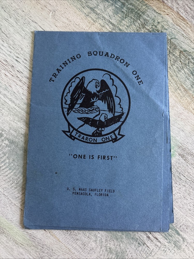 US Navy Training Squadron One Certificate of FIRST Solo Flight 1966
