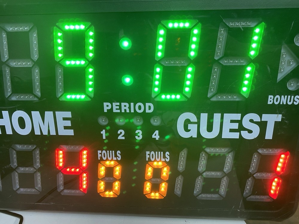 MacGregor 1240580 Electronic Scoreboard Timer Scorer w/ Remote | No AC Adapter