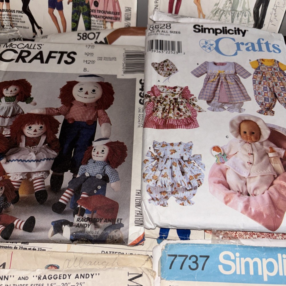 29 Vintage Doll Clothes Sewing Patterns