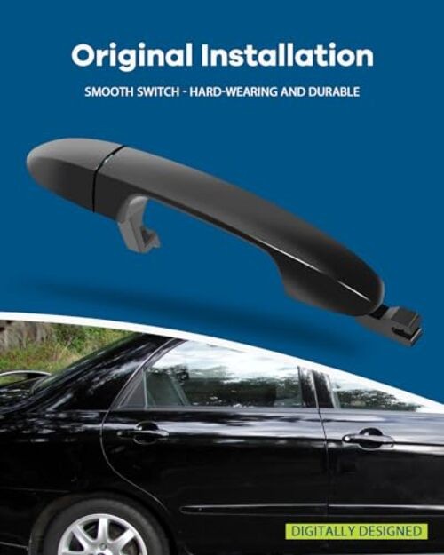 Exterior Front Rear Passenger Right Door Handle Replacement for 2004-2009 for