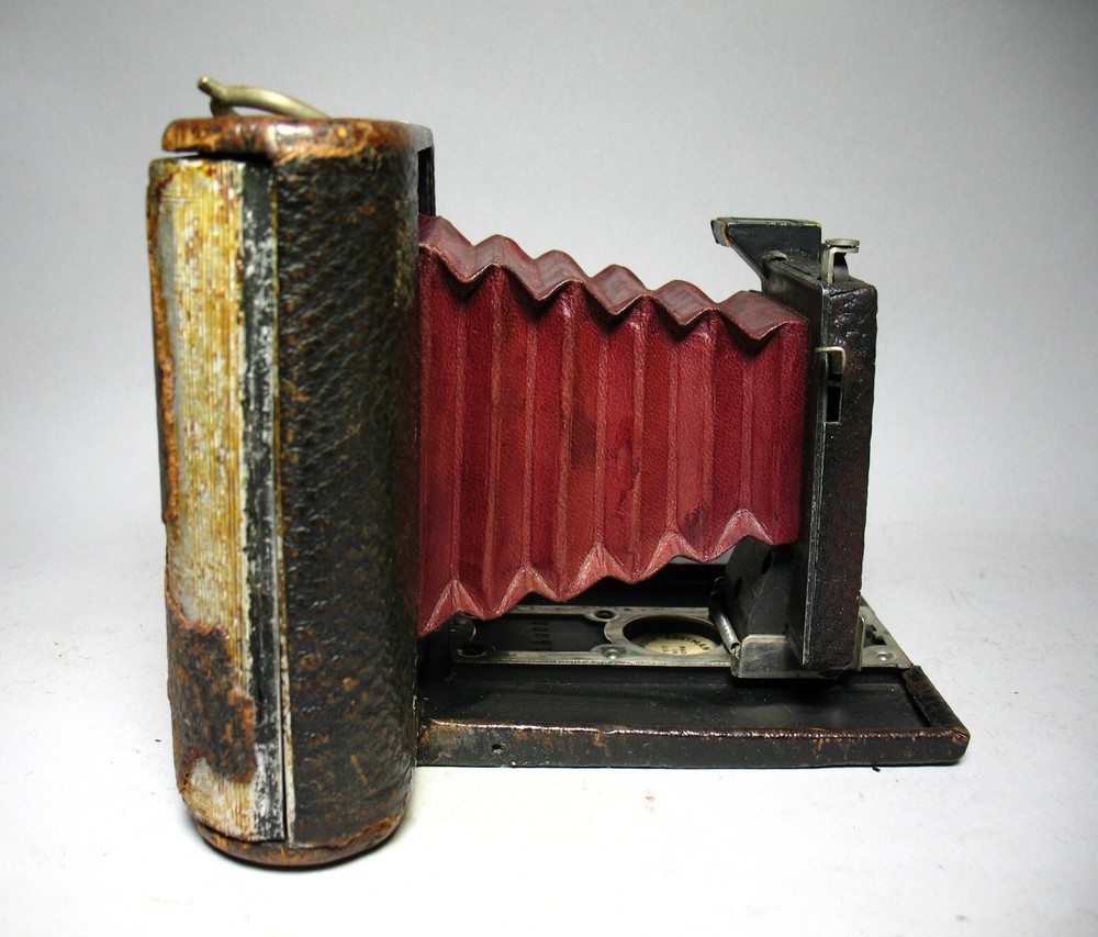 KODAK No. 2 Pocket Folding Camera Model A with Red Bellows