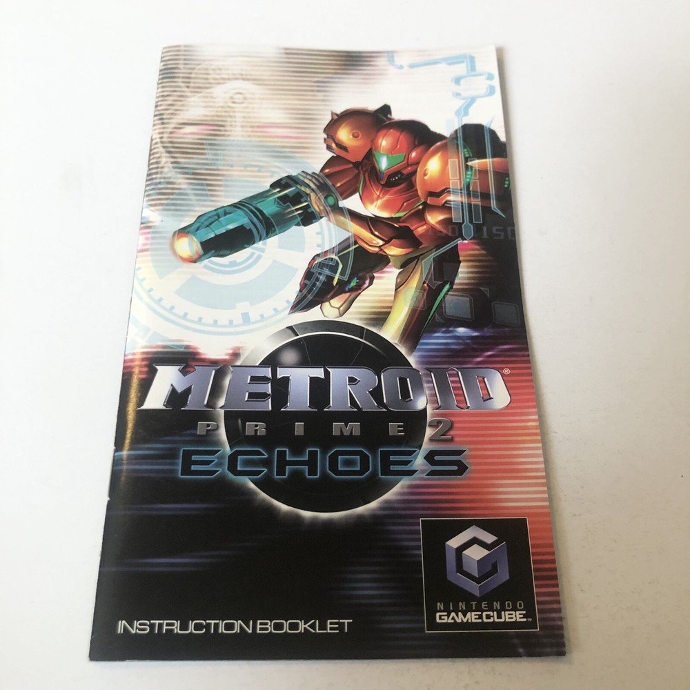 Metroid Prime 2 Echoes (Gamecube) - MANUAL ONLY - Instruction Booklet