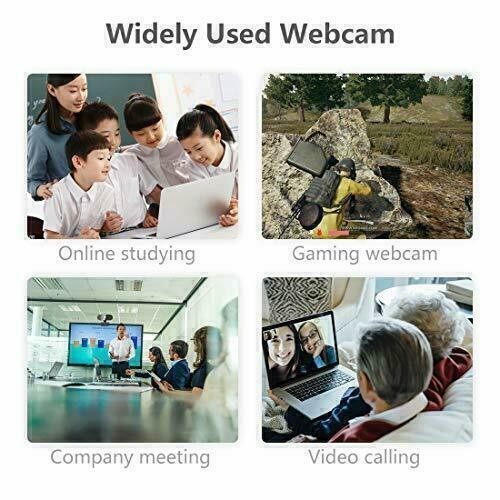 1080P Full HD USB Webcam for PC Desktop,Laptop Web Camera with Microphone