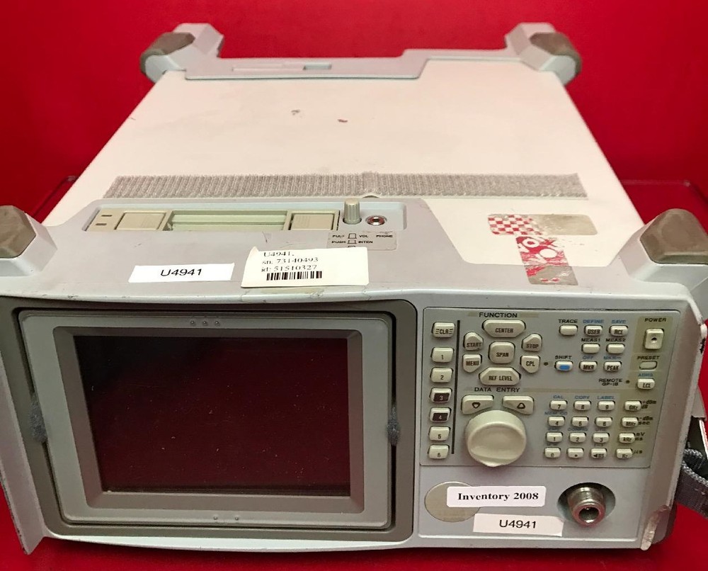 ADVANTEST U4941 RF FIELD ANALYZER S/N 73140493