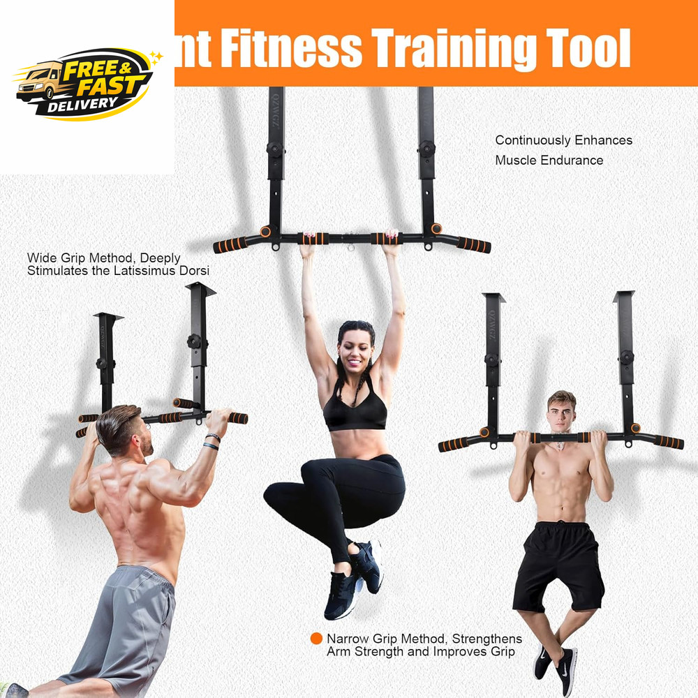 Height Adjustable Pull up Bar, Heavy Duty Pull up Bar, Barmount, Ceiling Mount,