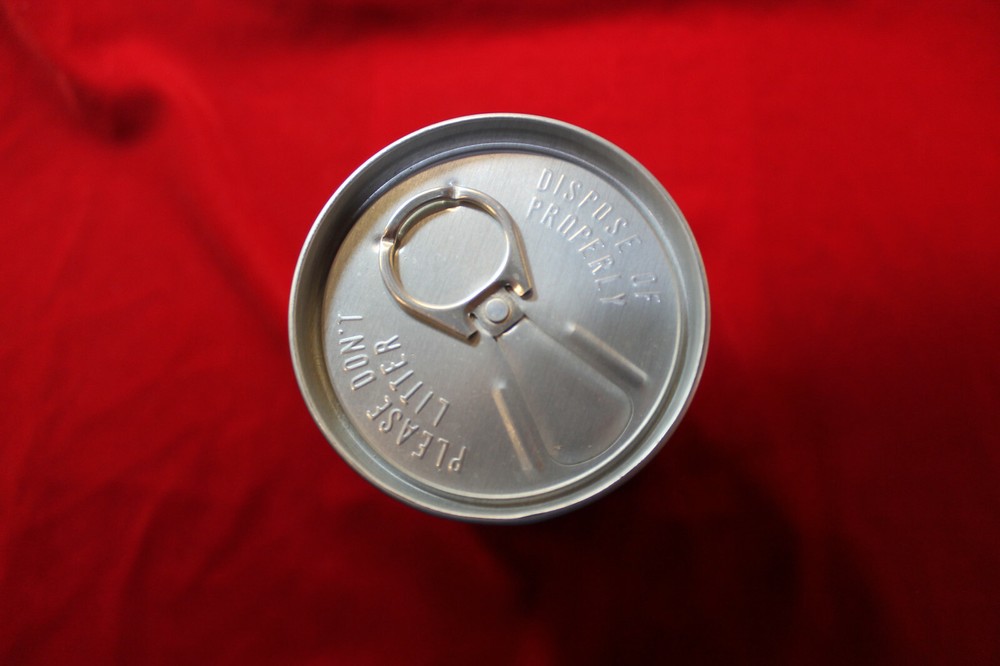 EMPTY WHITE POINT BICENTENNIAL AIR-PACK BEER CAN, STEVENS POINT BREWERY, NO BEER