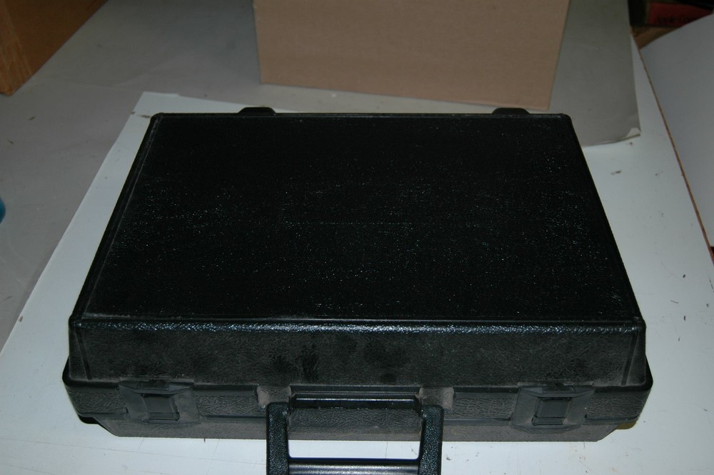 Vintage Disk-O-Tech Hard Plastic Carry Case Storage Computer