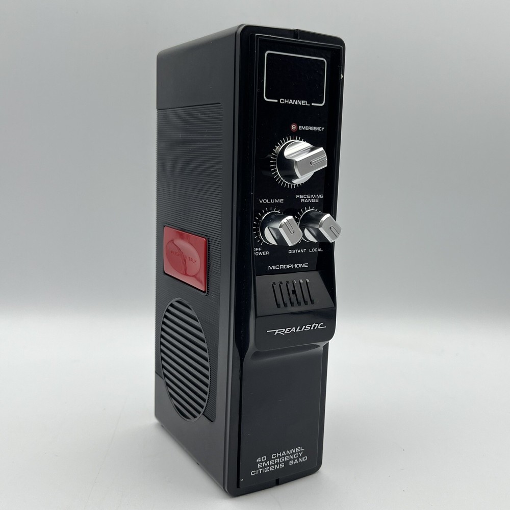 Realistic 40 Channel-Two Way Emergency Citizens Band System - Original Case