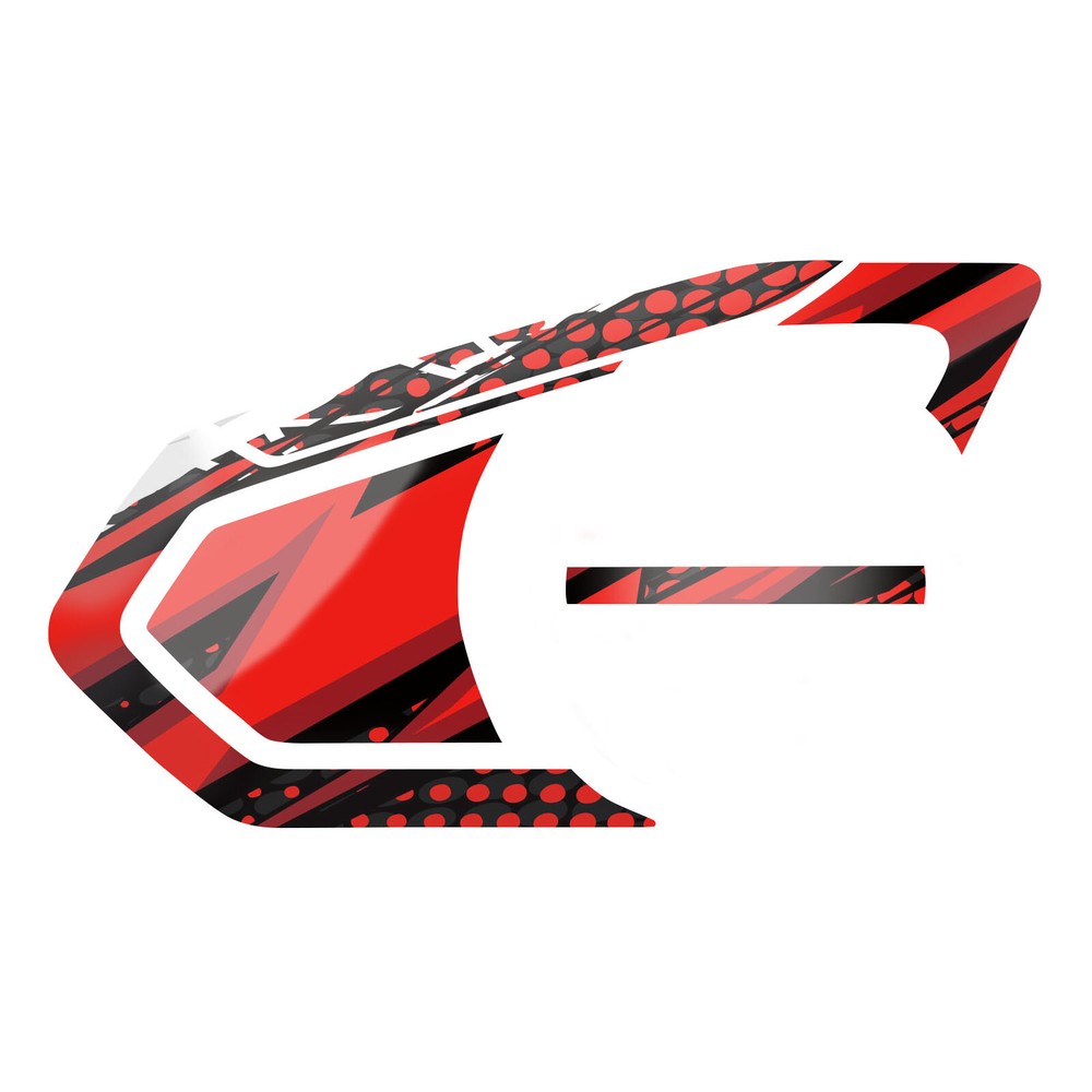 Red Stripe Device Surface Sticker For SENA 50S Intercom x1