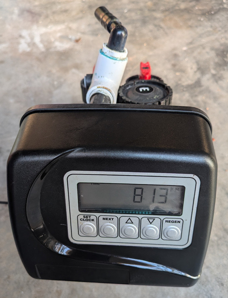 Used Clack WS1 Metered Softener Control Valve - Water Softener - Bypass Included