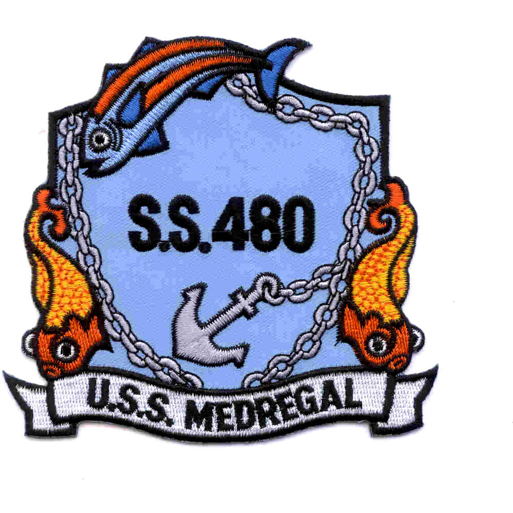 SS-480 USS Medregal Patch - Version A