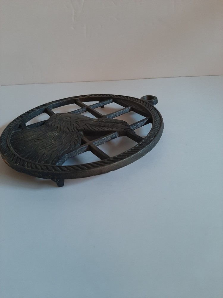Vintage Cast Aluminum Rabbit Trivet