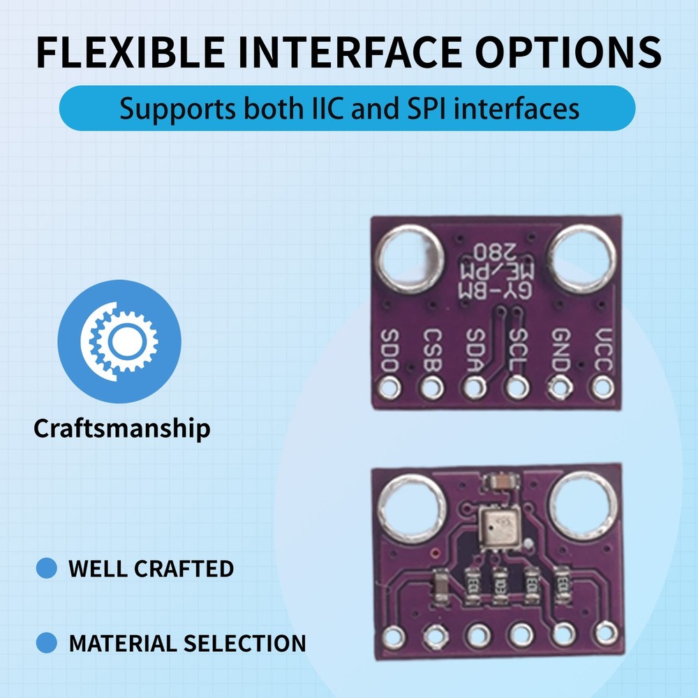 2PCS BME280 3.3V Sensor Module Atmospheric Pressure Temperature Humidity2491