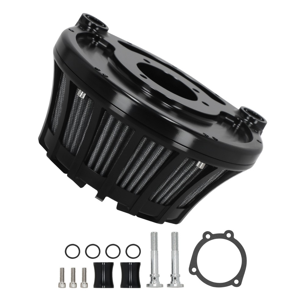 Air Cleaner Filter Black for Harley Dyna Touring 2000 - up