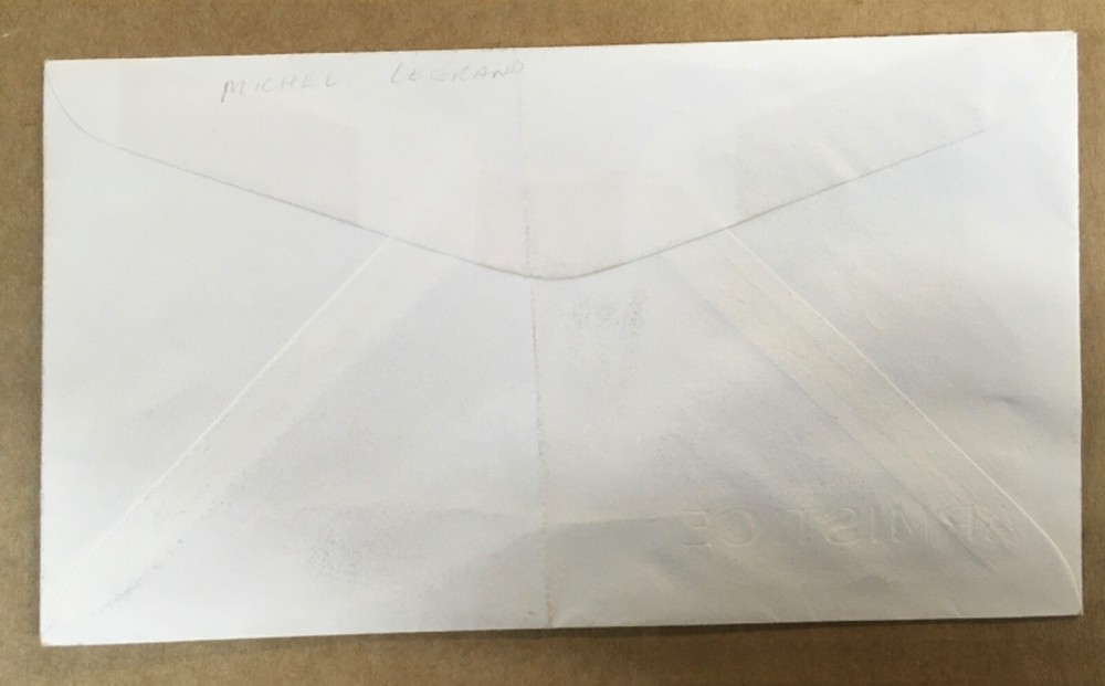 MICHEL LEGRAND French composer signed envelope autograph