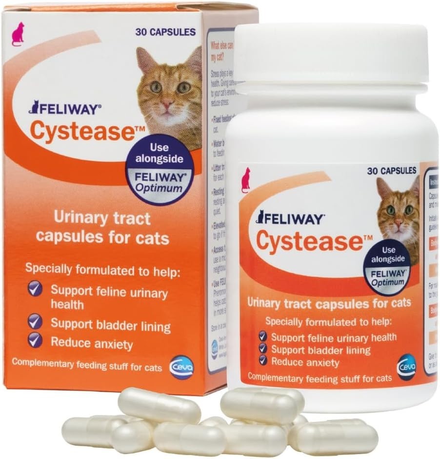 Cystease Advanced Urinary Tract Support for Cats Pot Size: 30 Tablets