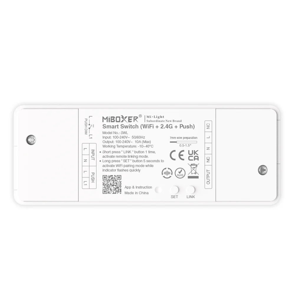 SWL - Smart Switch (WiFi +2.4G + PUSH)