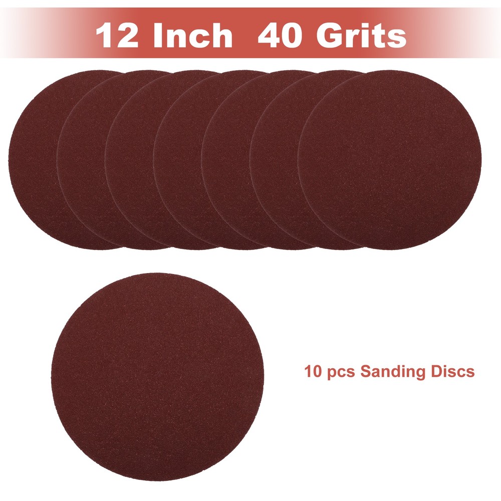 TEN Red Kraft paper Sanding Discs Universal