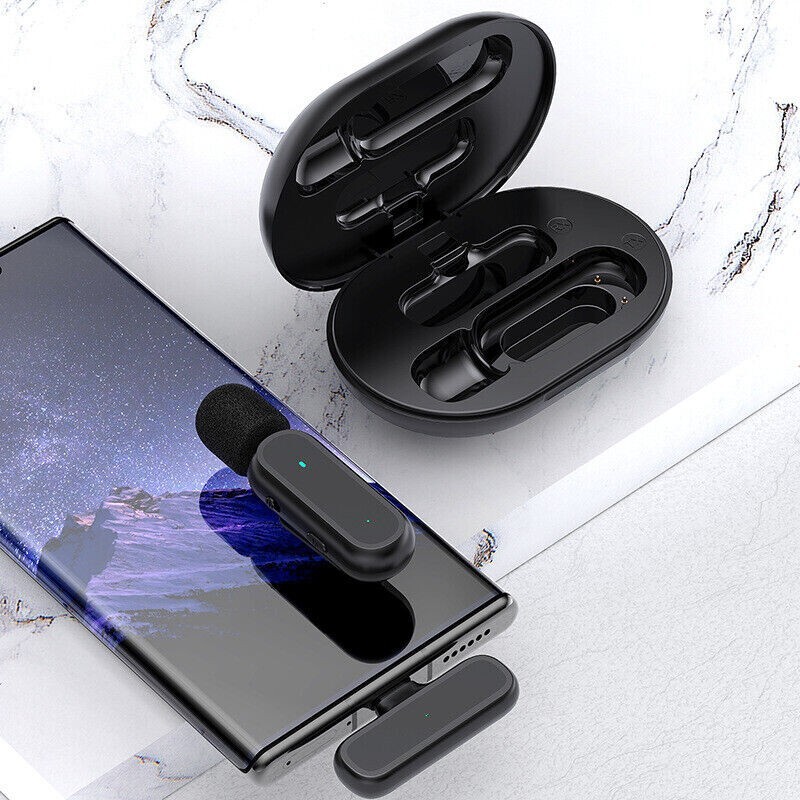 🔥🔥HCZ K61 Wireless Lavalier Microphone for iPhone iPad with Charging Case🔥🔥
