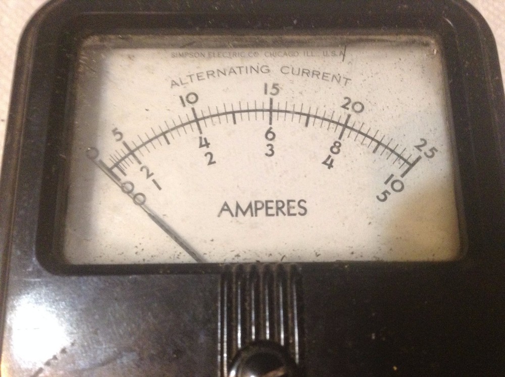 Simpson 370 AC Amperemeter