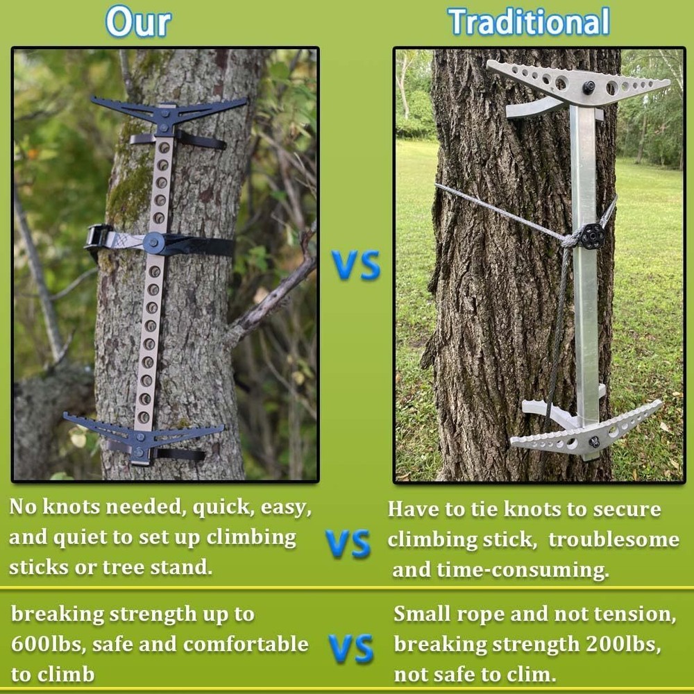 Climbing Stick Straps, Tree Stand Strap, Climbing Steps Replacement Strap, Climb