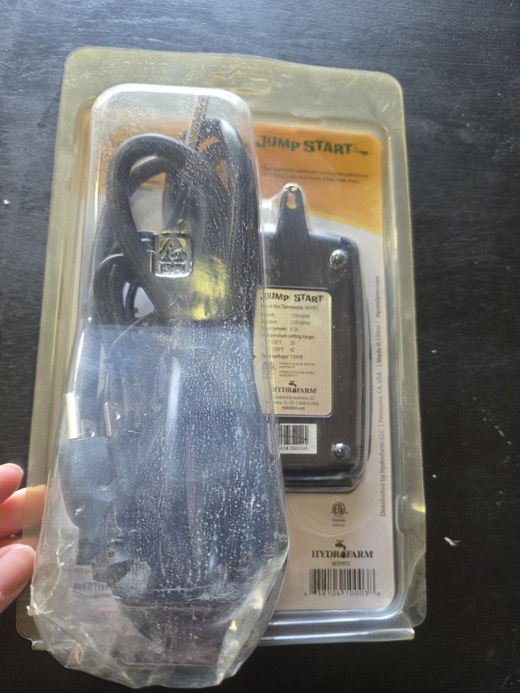 Jump Start Heat Mat Thermostat Precise Temperature Control Digital Untested